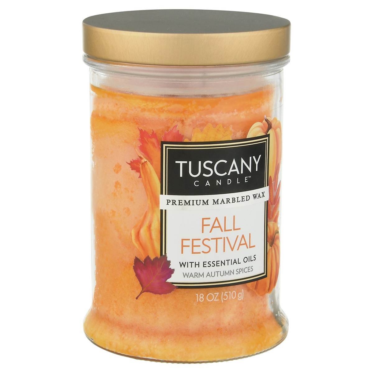 slide 6 of 10, Tuscany Candle Jar Candle, Fall Festival, 1 ct