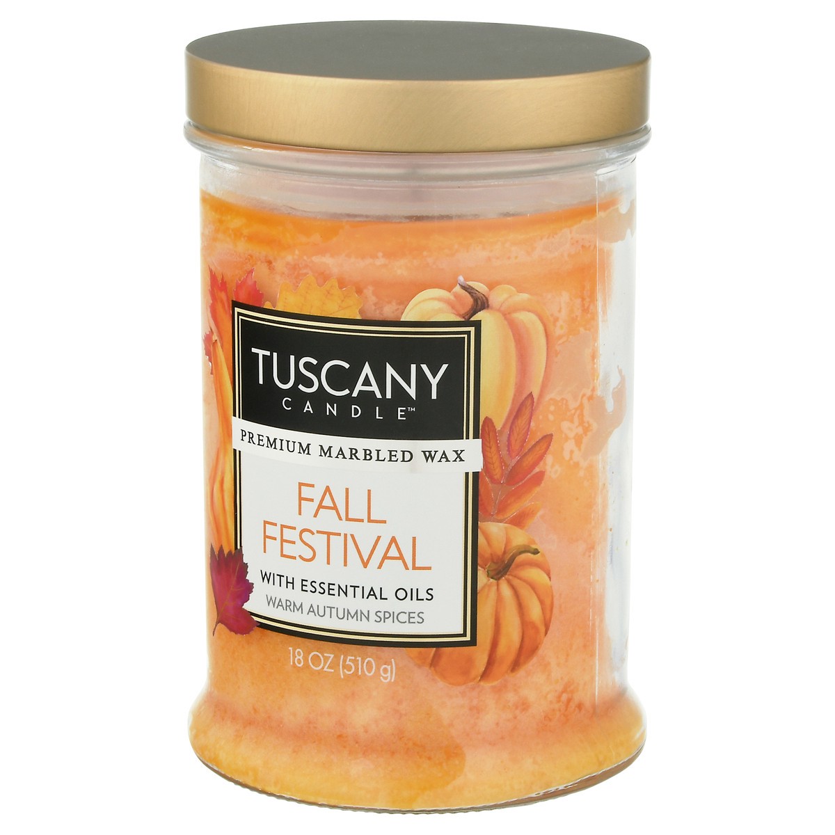 slide 7 of 10, Tuscany Candle Jar Candle, Fall Festival, 1 ct