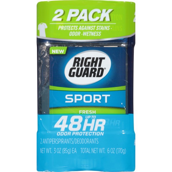 slide 4 of 9, Right Guard Twin Pack Sport Gel, Fresheach, 2 ct; 3 oz