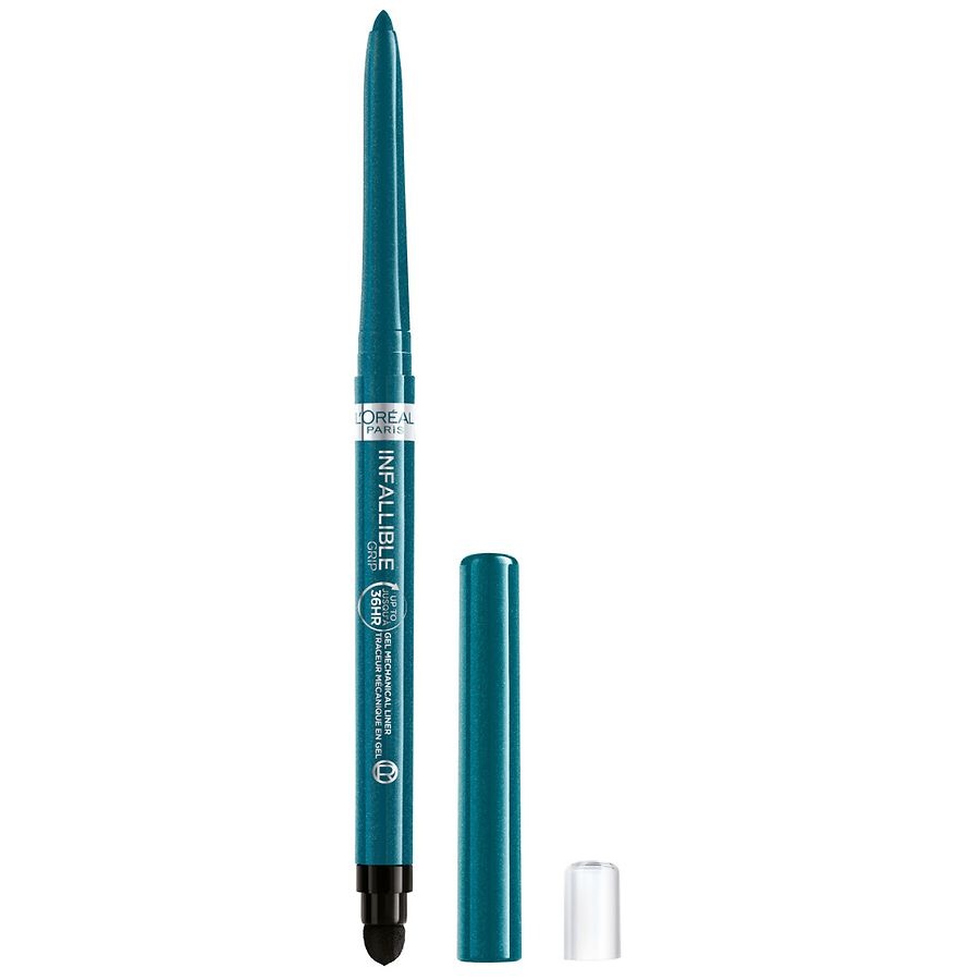 slide 1 of 1, L'Oréal L'Oreal Infallible Grip Gel Mechanical Liner Turquoise, 0.01 oz