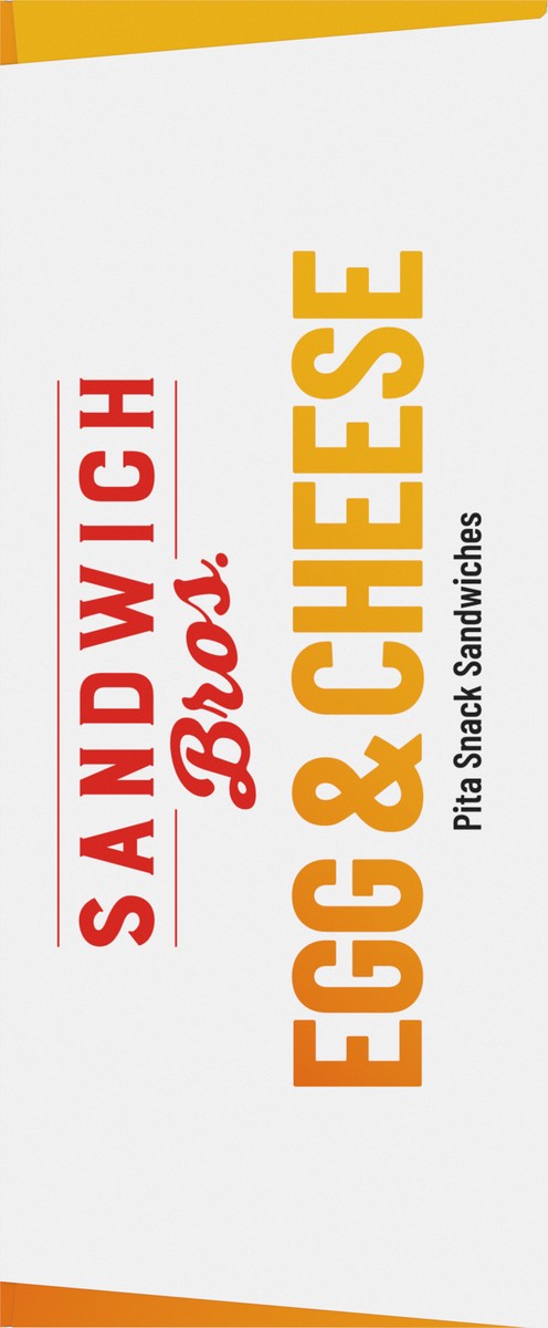 slide 2 of 9, Sandwich Bros Egg & Cheese Flatbread Pocket Sandwich, 6 ct, 6 ct; 15 oz