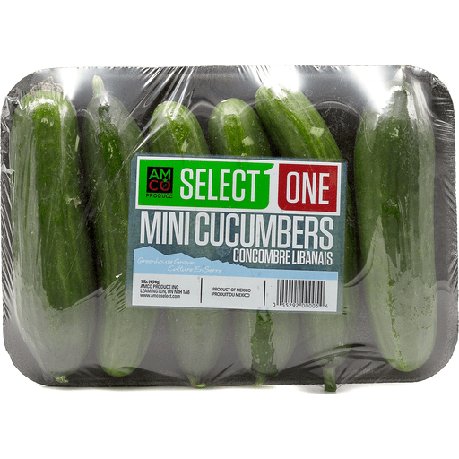 slide 1 of 1, Select One Baby Seedless Cucumbers, 16 oz