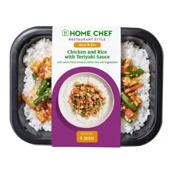 Home Chef Heat & Eat Chicken And Rice Withteriyaki Sauce