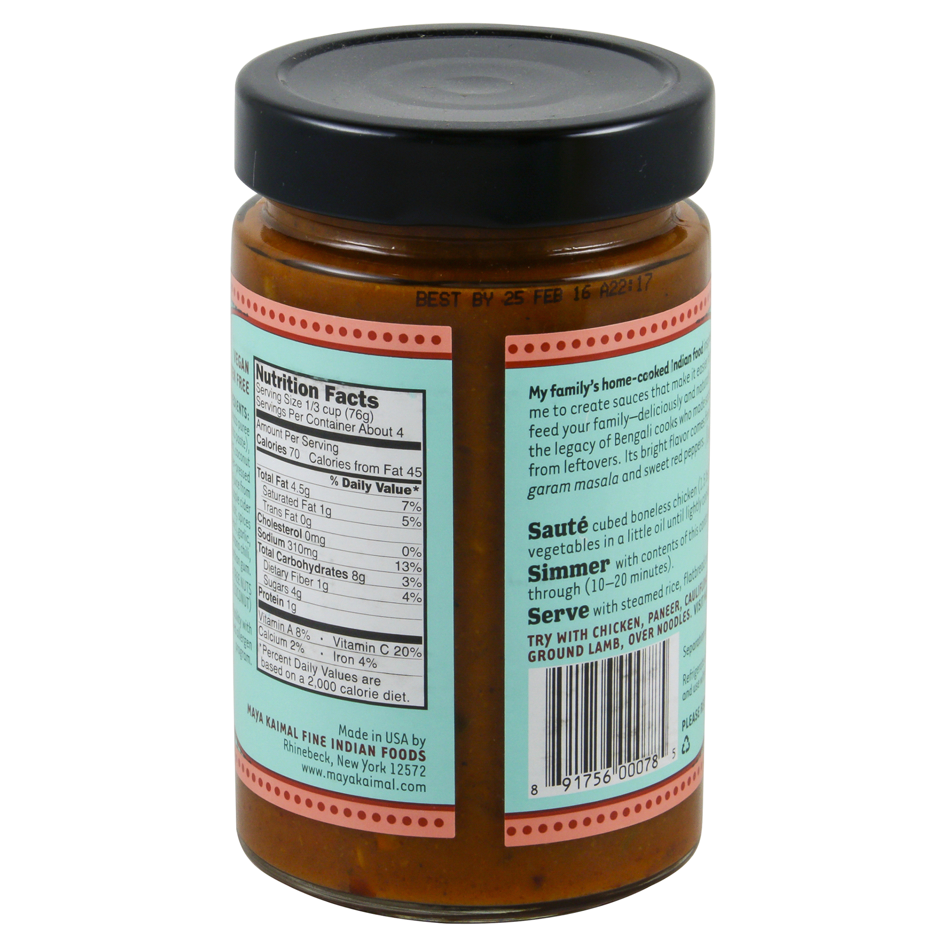 slide 7 of 13, Maya Kaimal Curry Jalfrezi, 12.5 oz