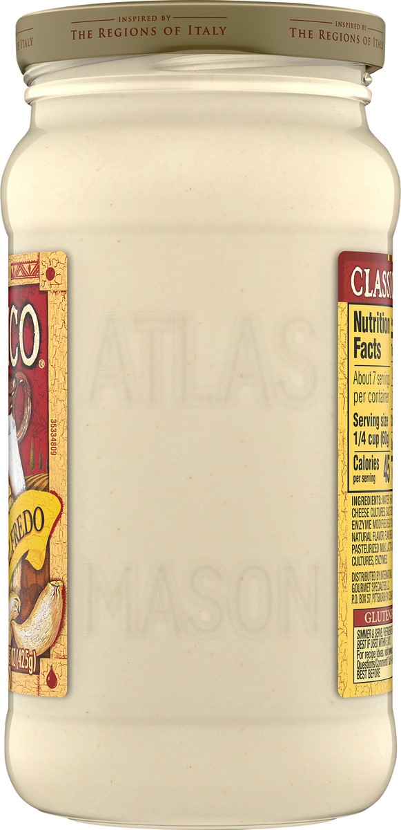 slide 6 of 9, Classico Roasted Garlic Alfredo Pasta Sauce, 15 oz Jar, 15 oz