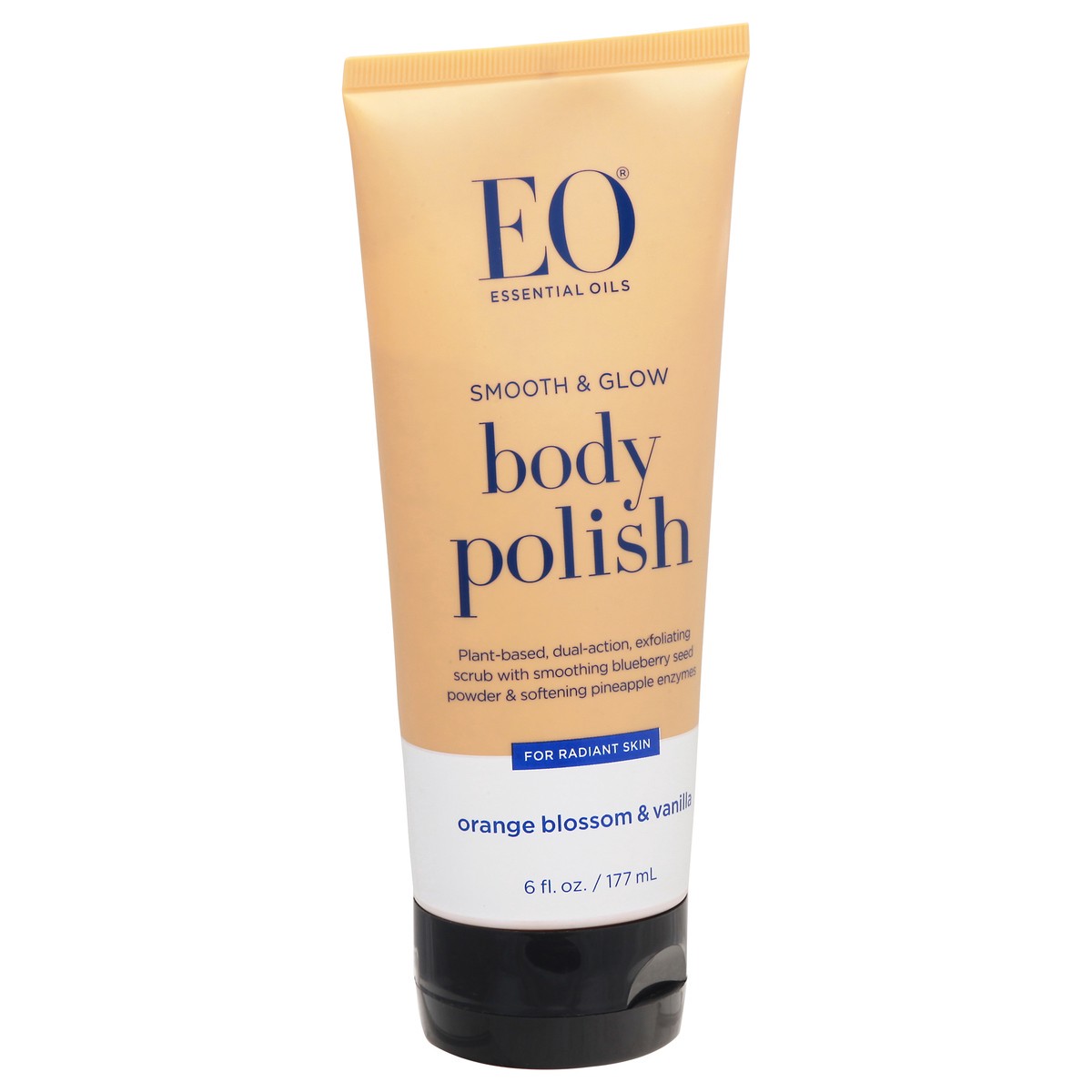 slide 4 of 10, EO Smooth & Glow Orange Blossom & Vanilla Body Polish 6 fl oz, 6 fl oz