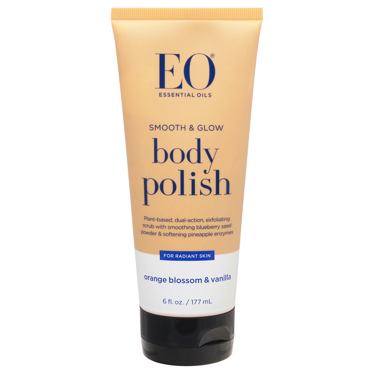 slide 6 of 10, EO Smooth & Glow Orange Blossom & Vanilla Body Polish 6 fl oz, 6 fl oz