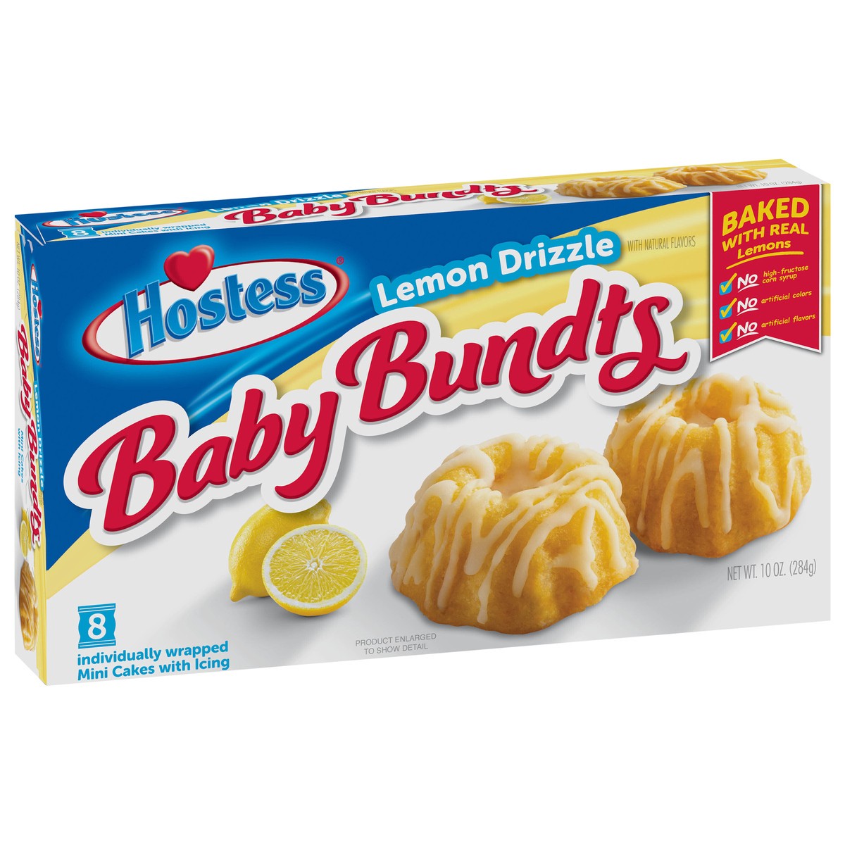 slide 6 of 9, HOSTESS Baby Bundts, Lemon Drizzle Cakes, 8 Count , 10 oz, 8 ct