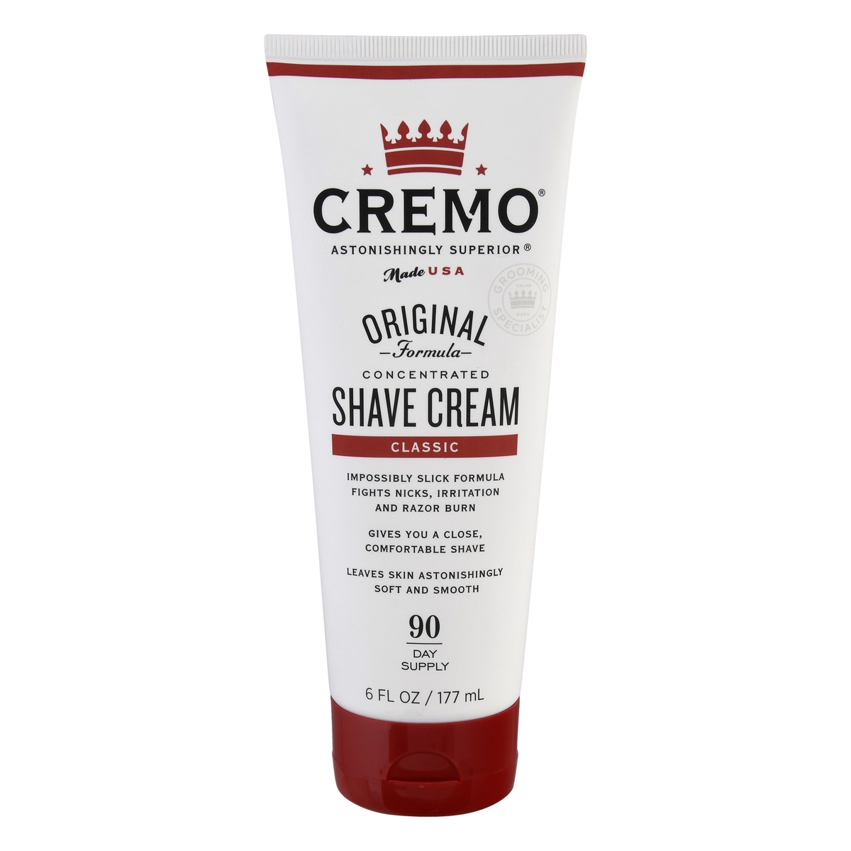 slide 1 of 1, Cremo Men's Shave Cream, 6 oz
