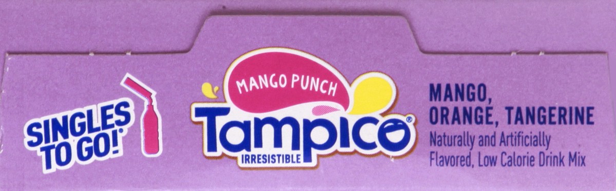 slide 6 of 10, Tampico Drink Mix, Zero Sugar, Mango Punch, 6 ct