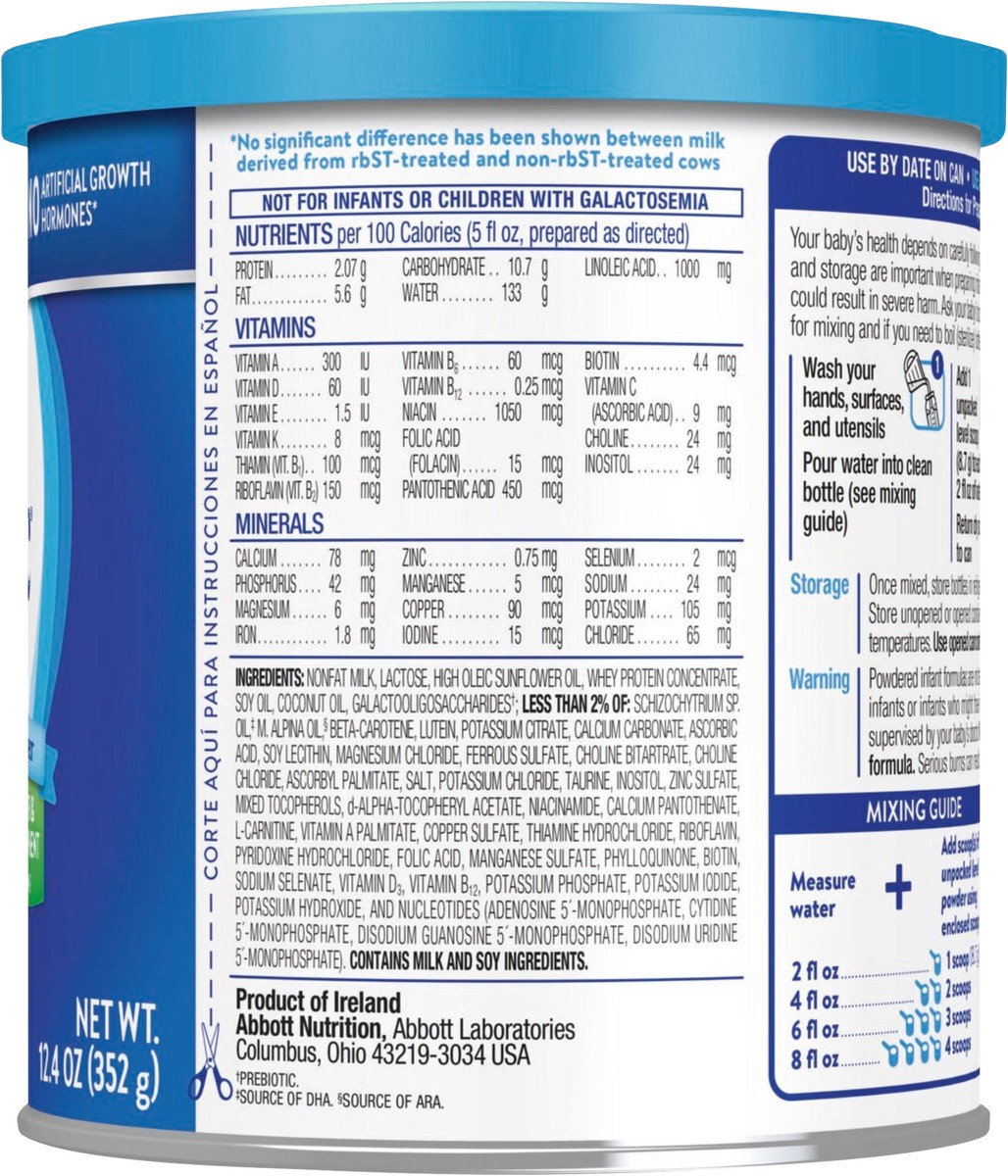 slide 7 of 10, Similac Advance Infant Formula with Iron Powder 1-12.4 oz Can, 12.4 oz