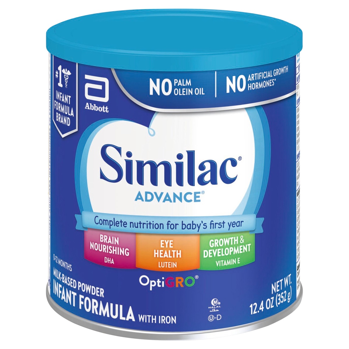 slide 1 of 8, Similac Advance Powder Infant Formula - 12.4oz, 12.4 oz