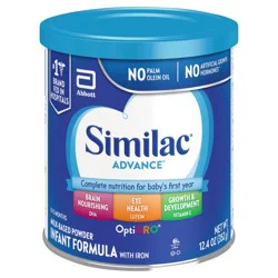 Similac Advance Infant Formula with Iron Powder 1-12.4 oz Can