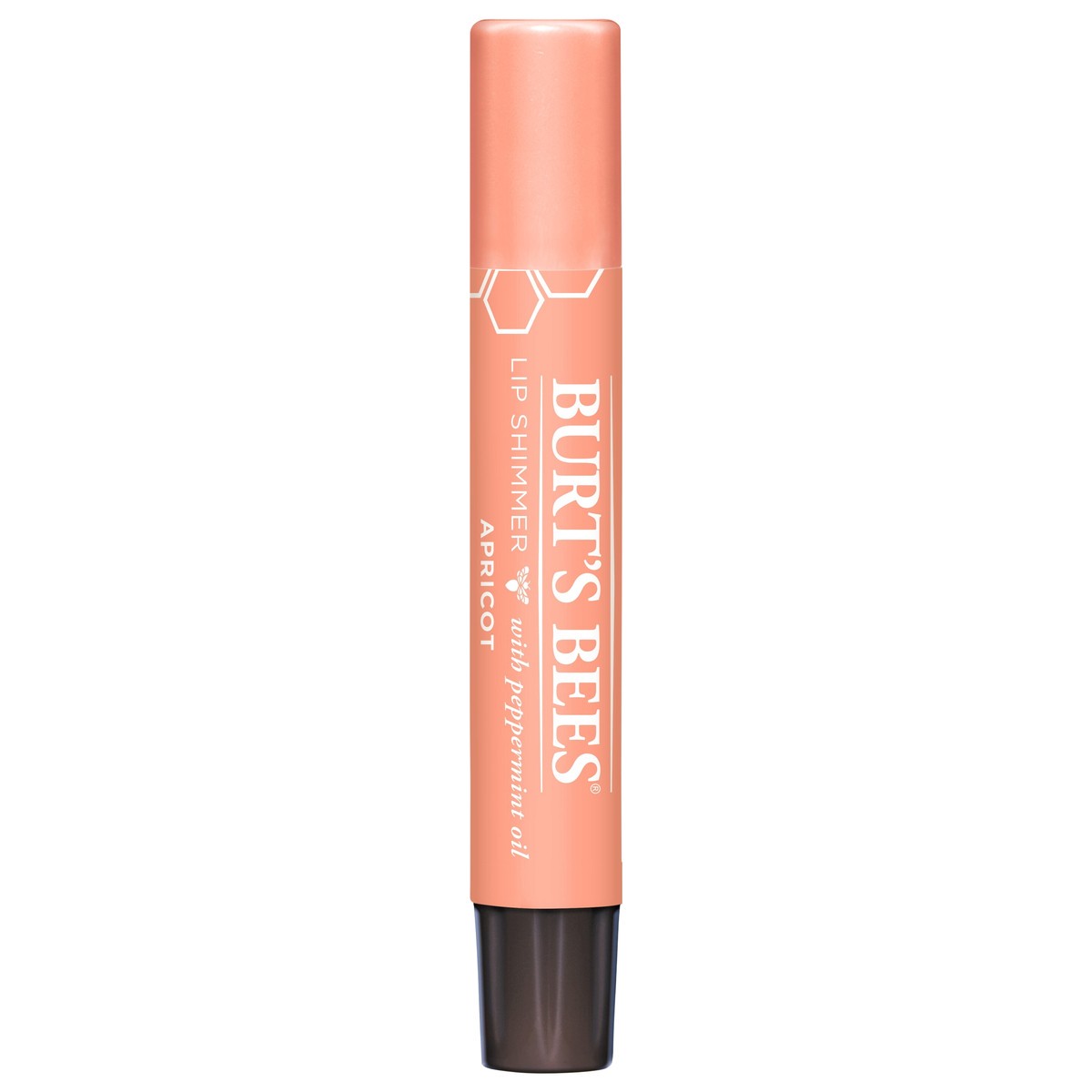 slide 6 of 7, Burt's Bees Natural Origin Moisturizing Apricot Lip Shimmer Tube, 0.09 oz
