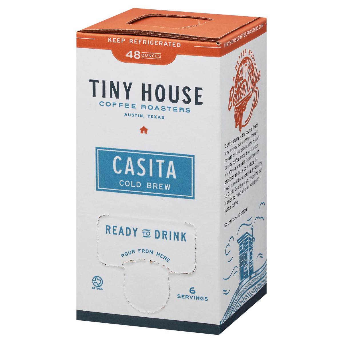 slide 9 of 9, Tiny House Coffee Roasters Cold Brew Casita Coffee Drink - 48 oz, 48 oz