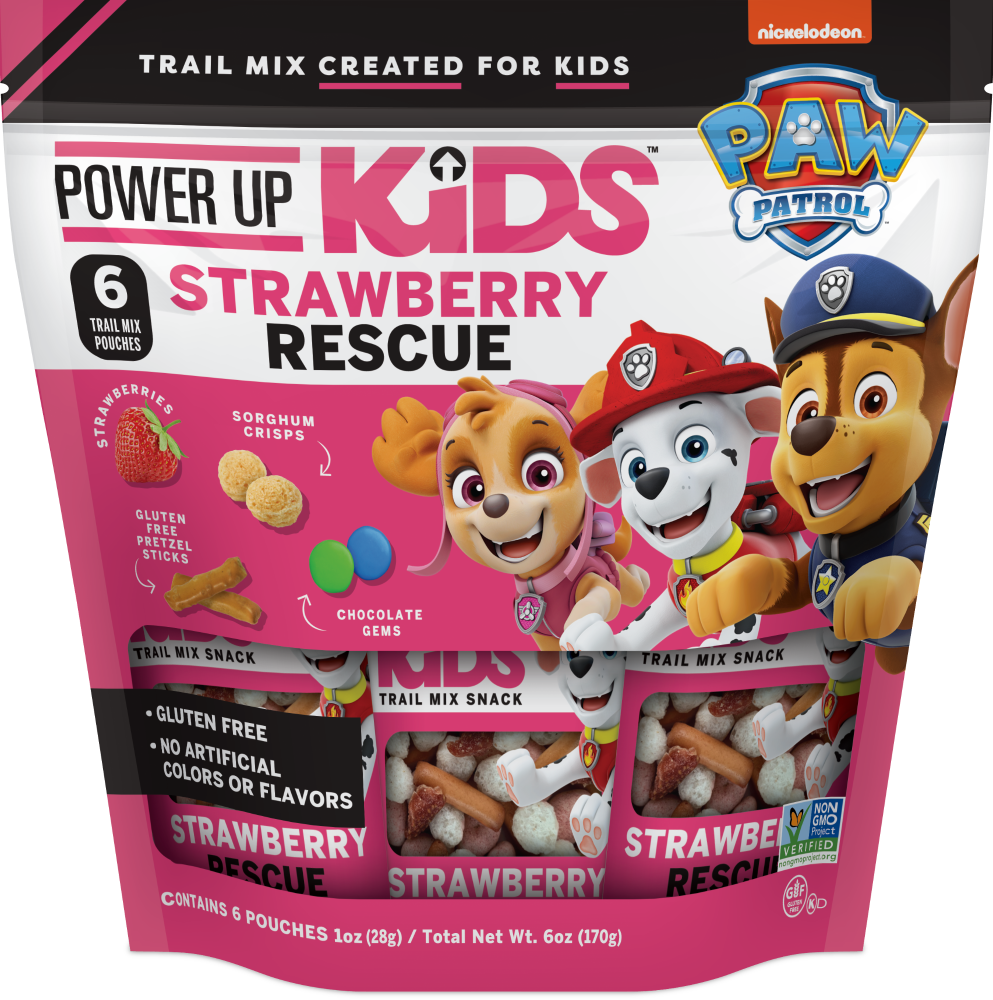 slide 1 of 1, Paw Patrol Stawberry Rescue Trail Mix Snacks, 6 ct; 1 oz