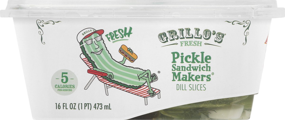 slide 10 of 13, Grillo's Pickles Grillos Pickles Sandwich Makers Grillos Sandwich Makers Pickles 16 Ounces, 16 oz