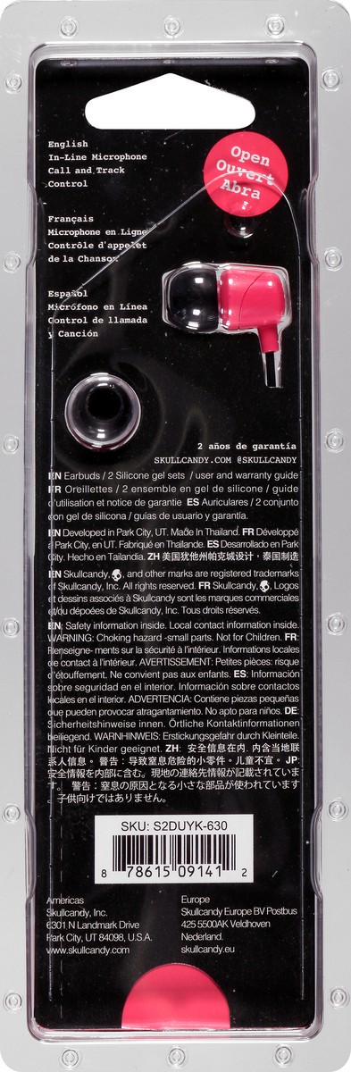 slide 3 of 10, Skullcandy Jib Earbuds with Mic & Remote 1 ea, 1 ea