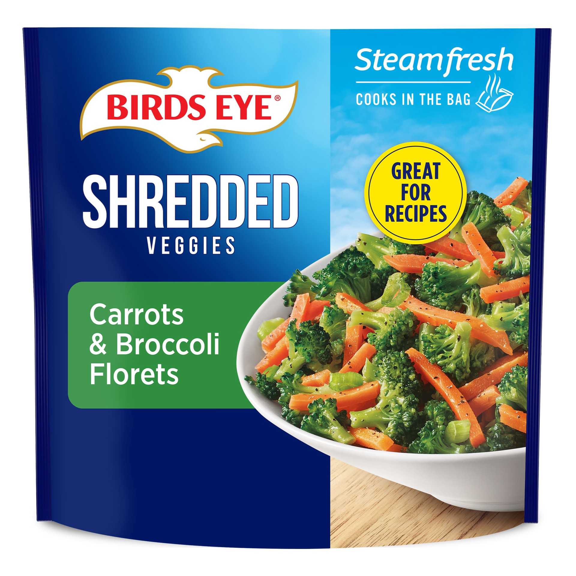 slide 1 of 5, Birds Eye Carrots & Broccoli Florets Shredded Veggies 10 oz, 10 oz