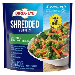 Birds Eye Carrots & Broccoli Florets Shredded Veggies 10 oz