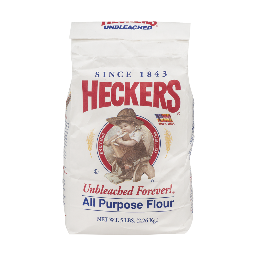 slide 1 of 1, Heckers Unbleached All Purpose Flour, 5 lb