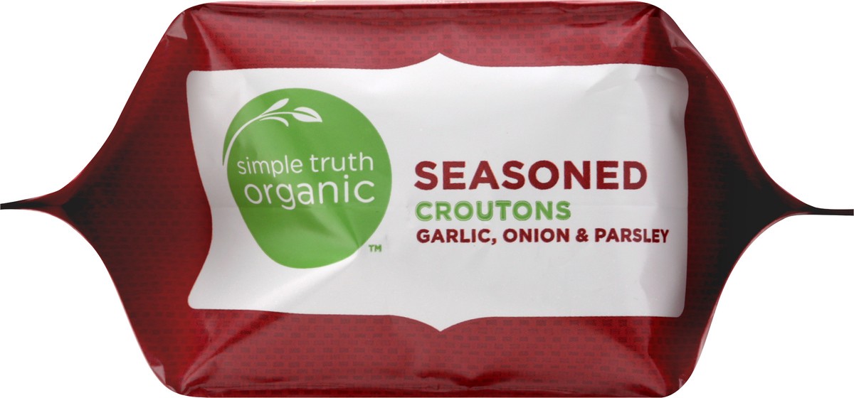 slide 7 of 9, Simple Truth Organic Seasoned Garlic Onion & Parsley Croutons 4.5 oz, 4.5 oz