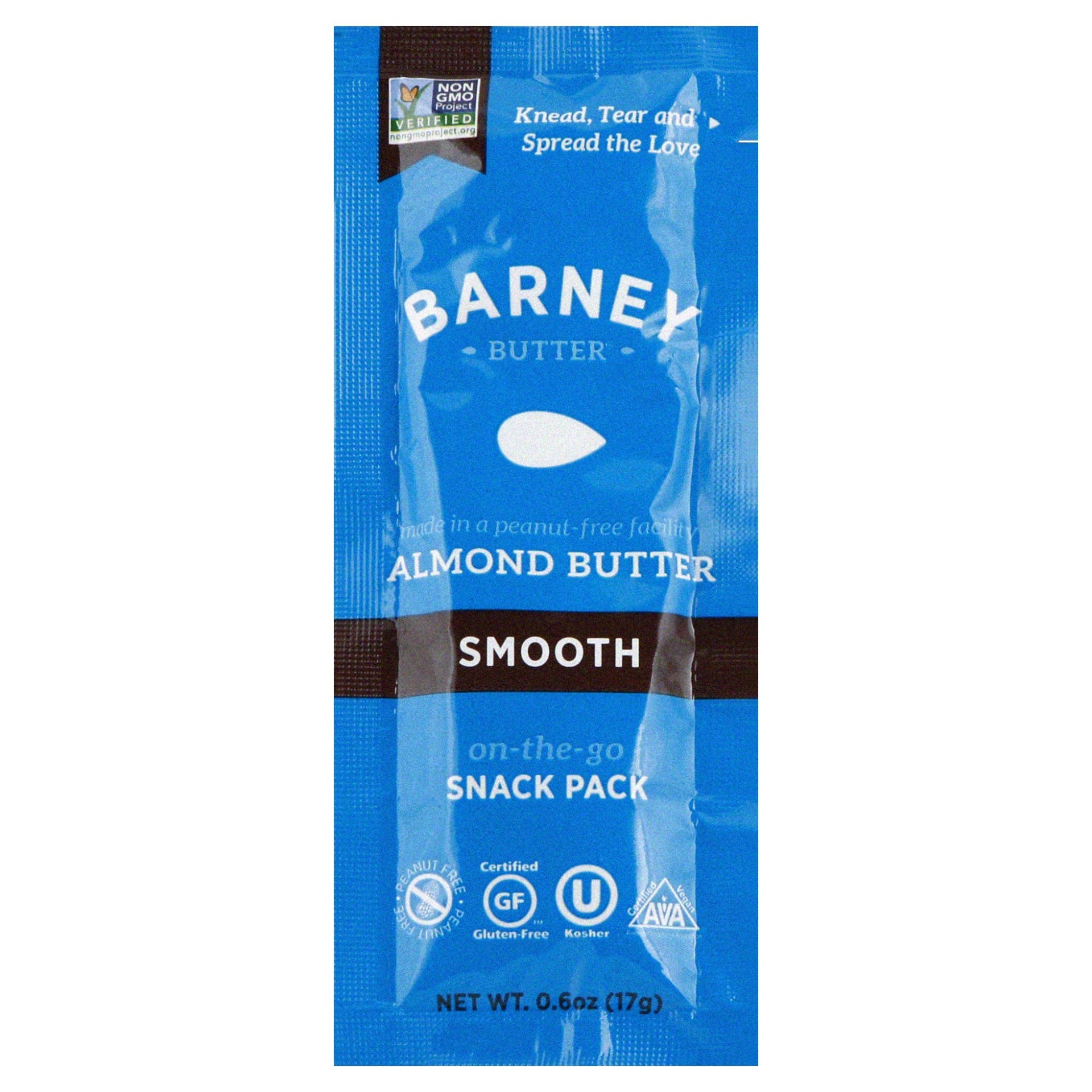 slide 1 of 1, Barney Butter Smooth Almond Butter Snack Pack, 0.6 oz