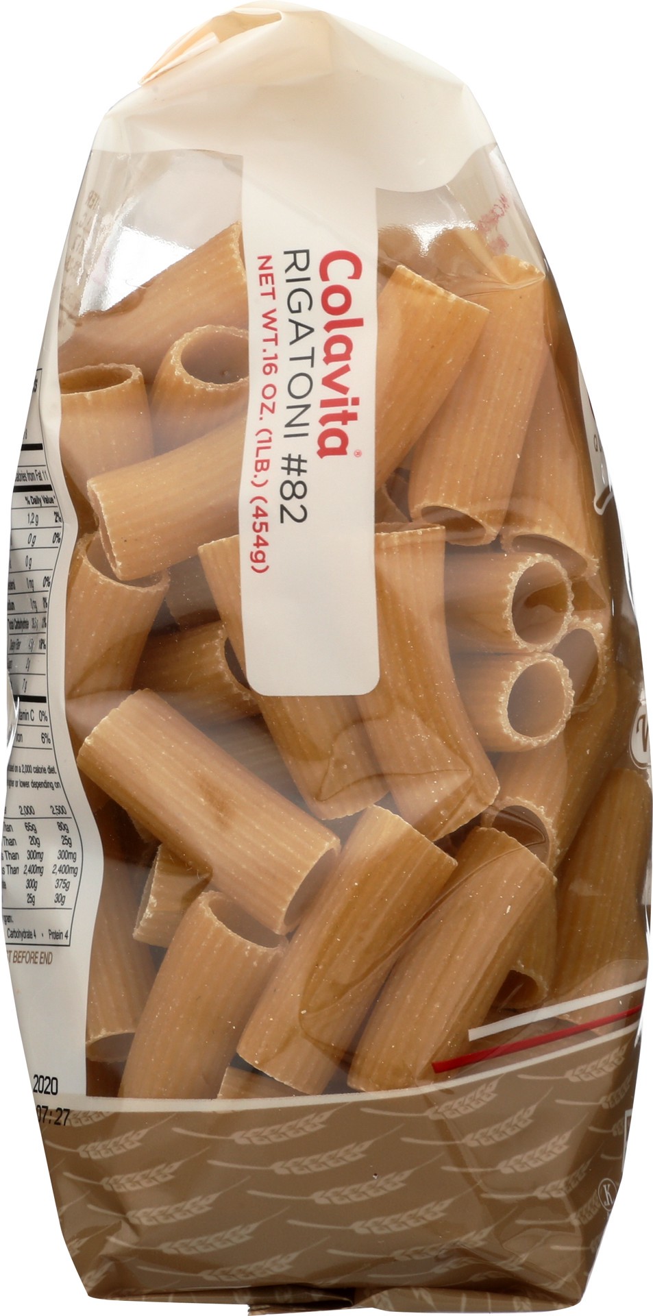 slide 2 of 5, Colavita Whole Wheat Rigatoni Pasta, 1 lb