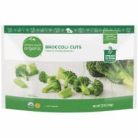 slide 1 of 4, Simple Truth Organic Freshly Frozen Broccoli Cuts, 12 oz