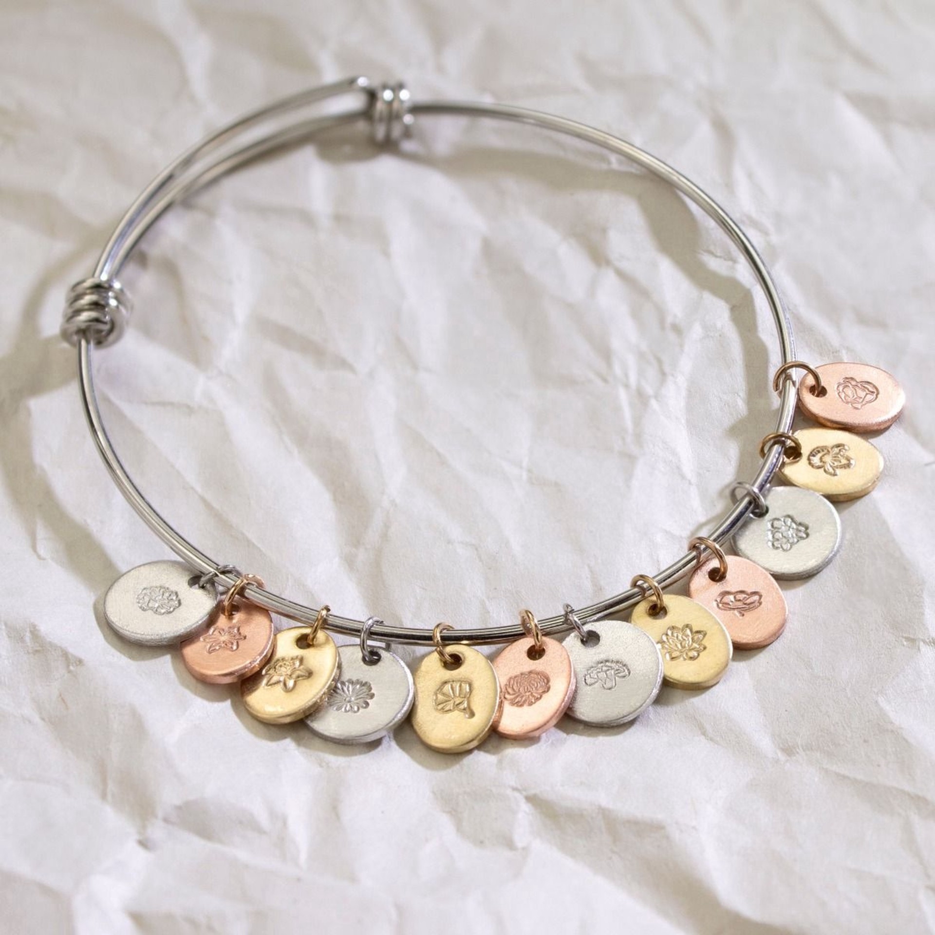 slide 2 of 3, Impressart Birth Flowers Signature Stamp Pack, 4mm, 4 mm