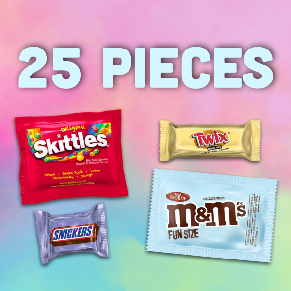 slide 8 of 29, Mars Twix, Snickers, M&M's & Skittles Fun Size Easter Candy Variety Mix, 10.07 oz