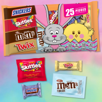 slide 23 of 29, Mars Twix, Snickers, M&M's & Skittles Fun Size Easter Candy Variety Mix, 10.07 oz