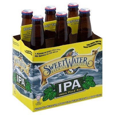 slide 1 of 1, SweetWater Brewing Company IPA Bottles, 6 ct; 12 fl oz