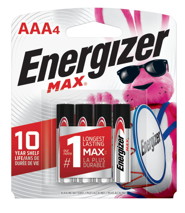slide 1 of 4, Energizer Max AAA Batteries, 4 ct