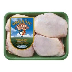 Smart Chicken Organic Air-Chilled Bone-In Chicken Thighs