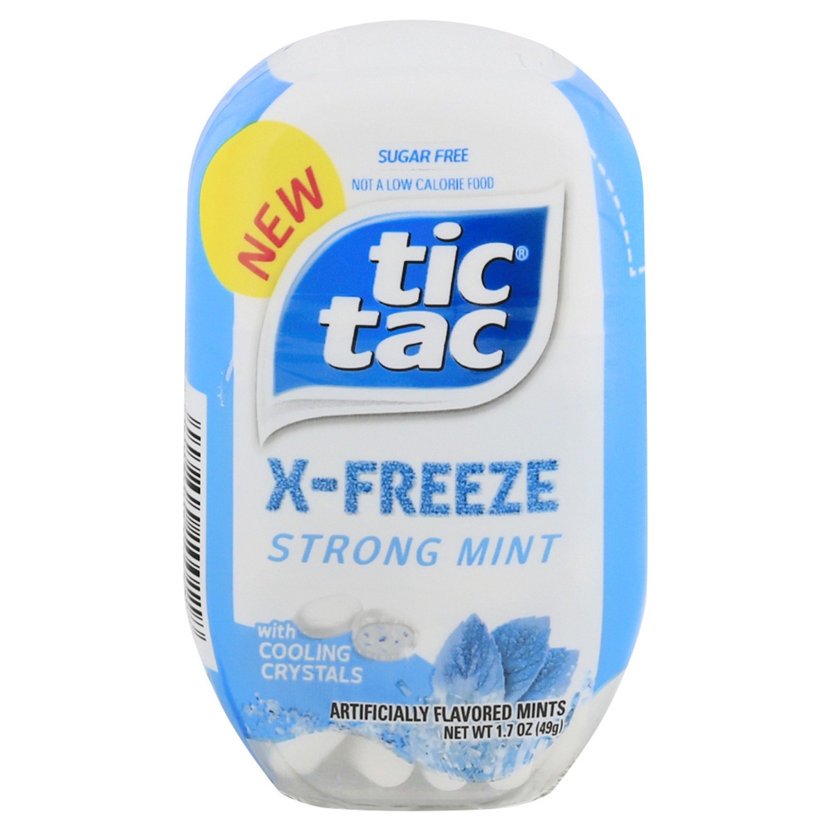 slide 1 of 9, Tic Tac X-Freeze Sugar Free Strong Mint 1.7 oz, 1.7 oz