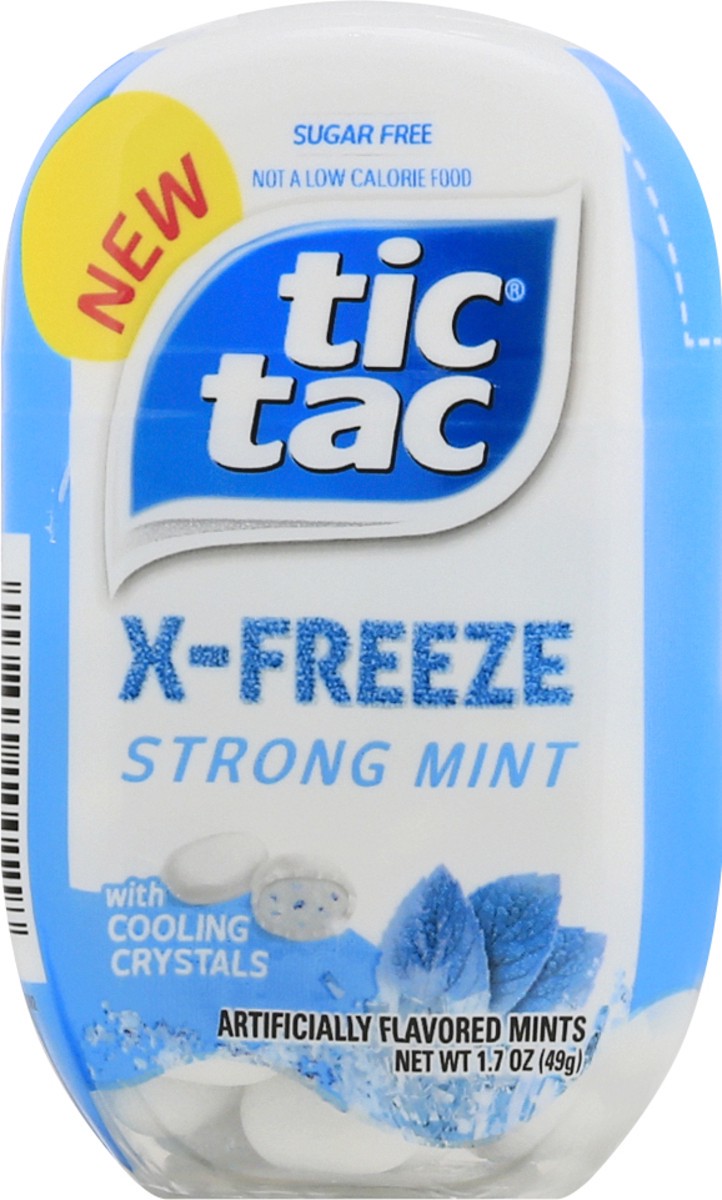 slide 6 of 9, Tic Tac X-Freeze Sugar Free Strong Mint 1.7 oz, 1.7 oz