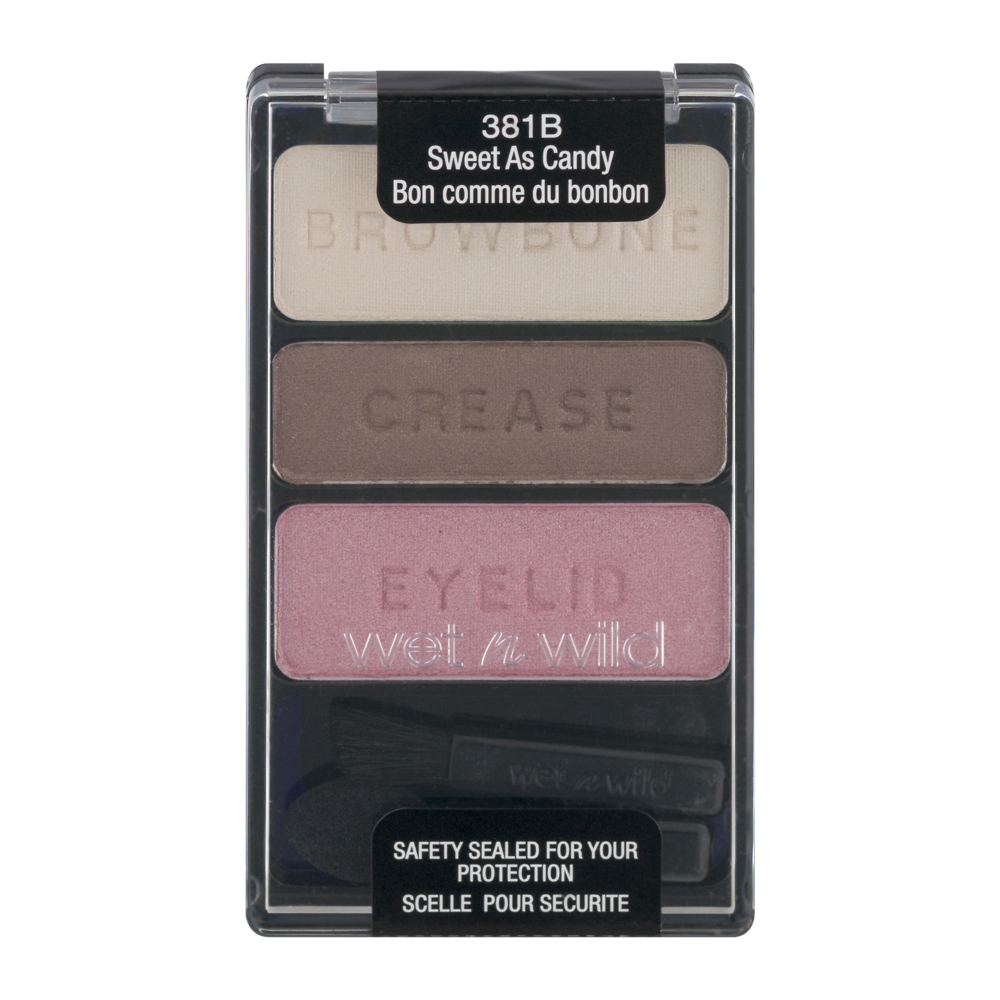 slide 1 of 6, wet n wild Color Icon Eyeshadow Trio - Sweet As Candy, 1 ct