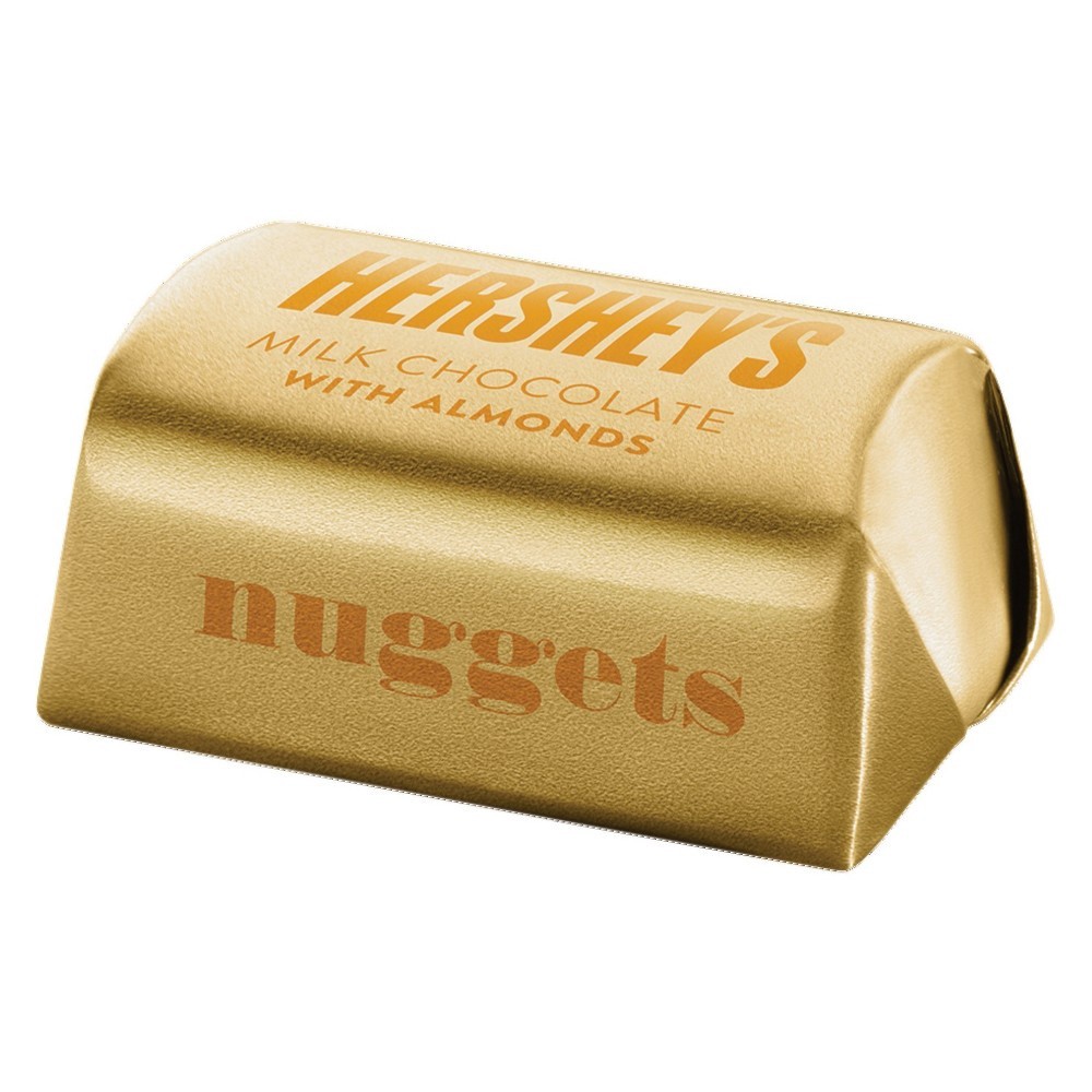 slide 7 of 7, Hershey's Nuggets Milk Chocolate With Almonds Classic Bag, 10.56 oz