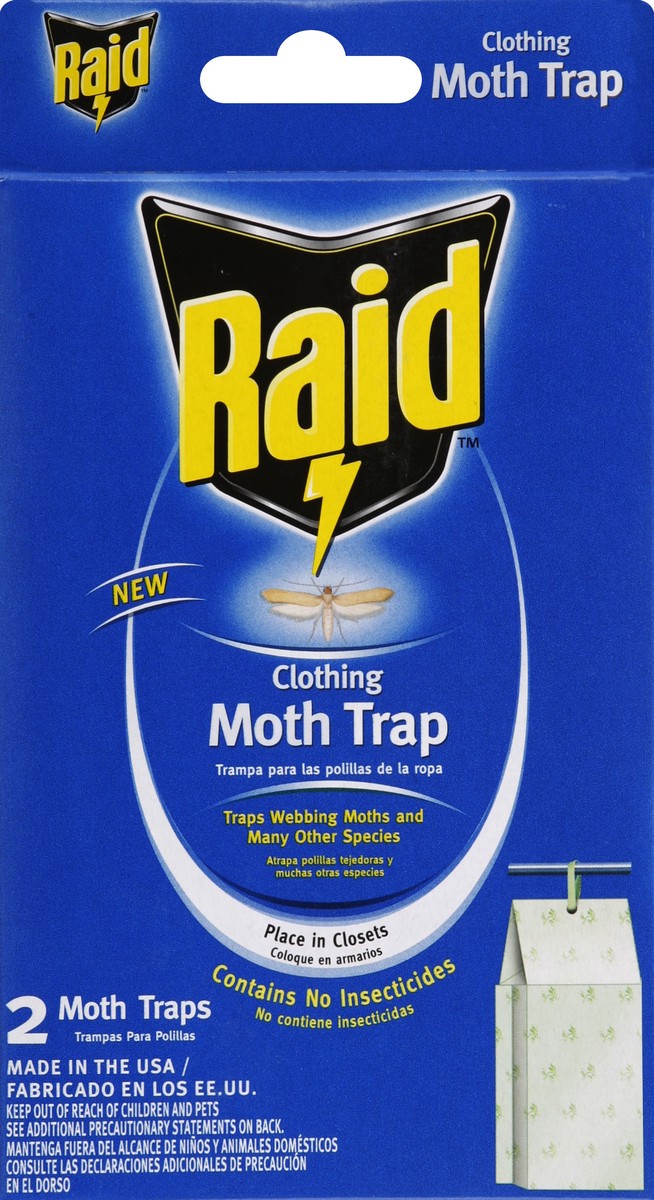 slide 2 of 4, Raid Clothing Moth Trap, 2 ct