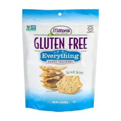 Milton's Gluten Free Crackers - Everything, 4.5oz