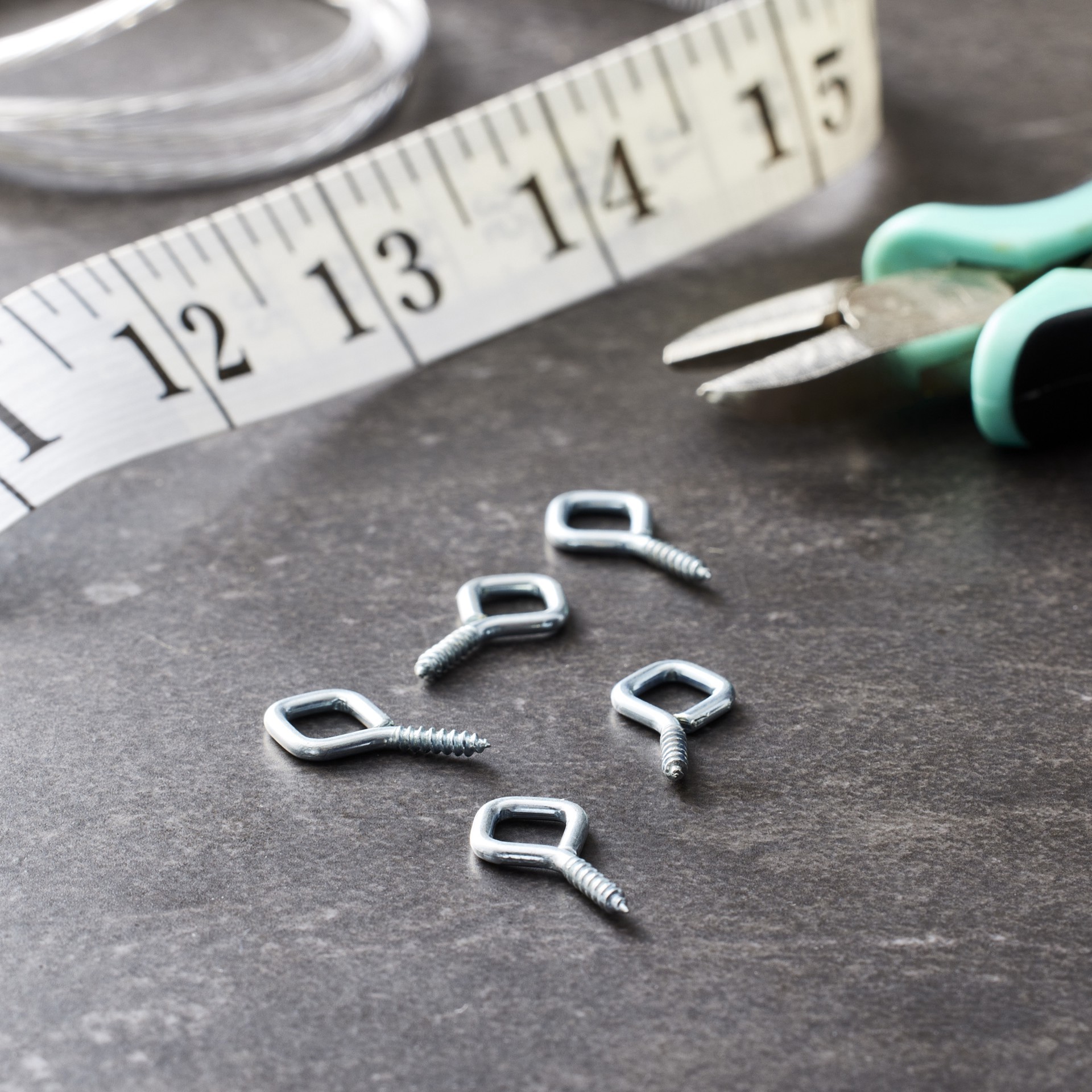 slide 2 of 3, 1" Screw Eyes, 5ct. By Studio Decor, 5 ct