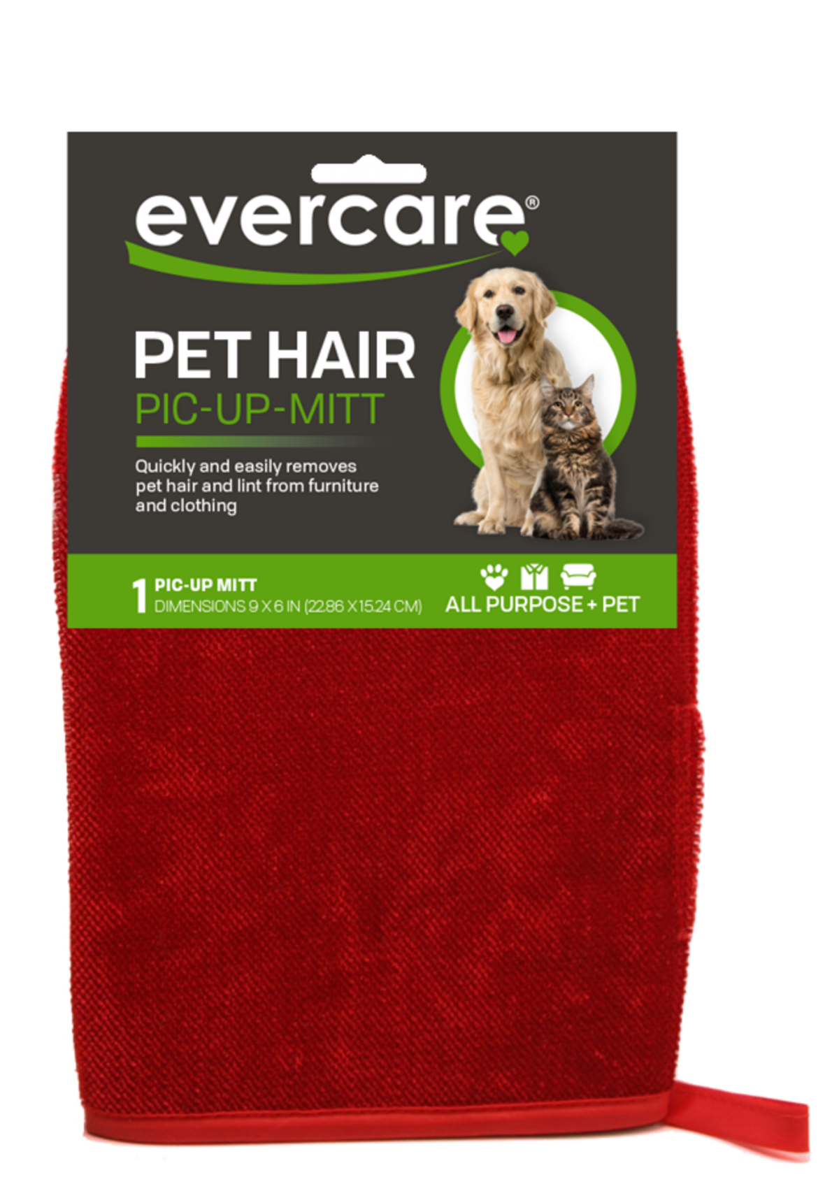 slide 1 of 5, Evercare Pet Hair Pic-Up Mitt, 1 ct