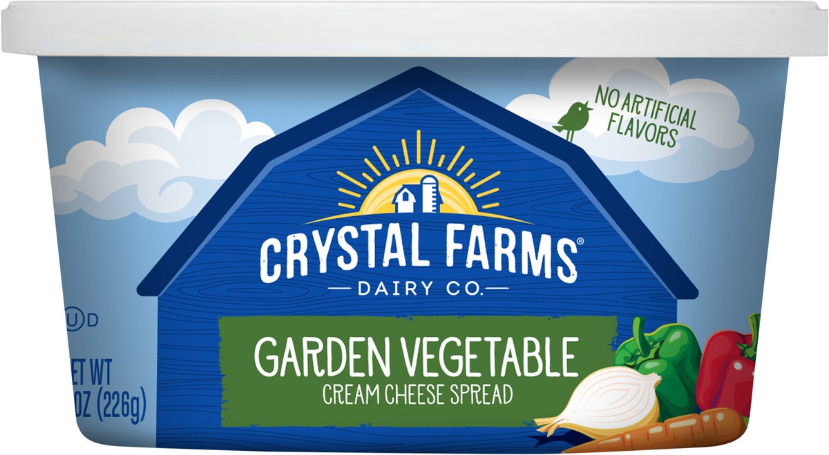 slide 11 of 11, Crystal Farms Cream Cheese Spread, 8 oz