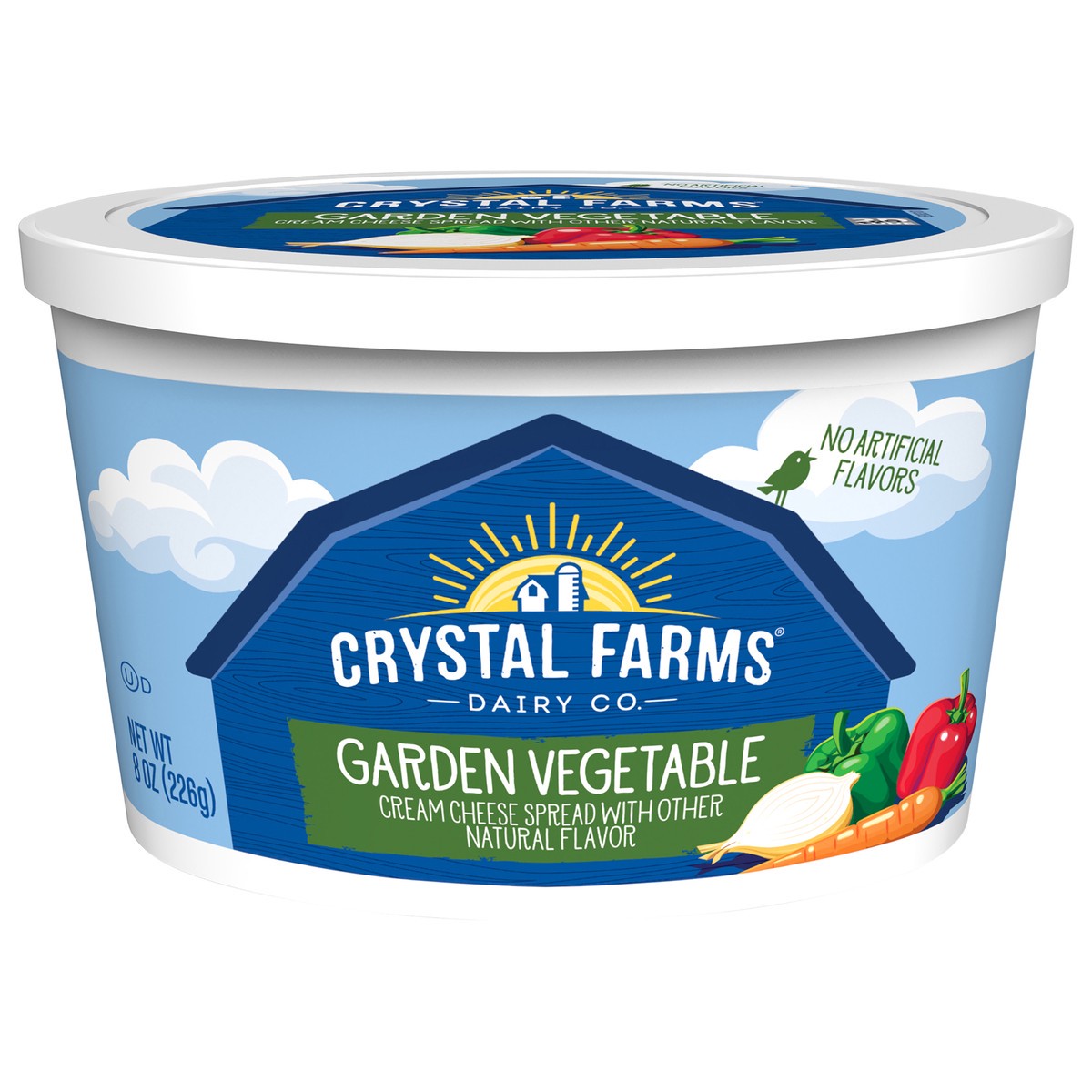 slide 1 of 11, Crystal Farms Cream Cheese Spread, 8 oz