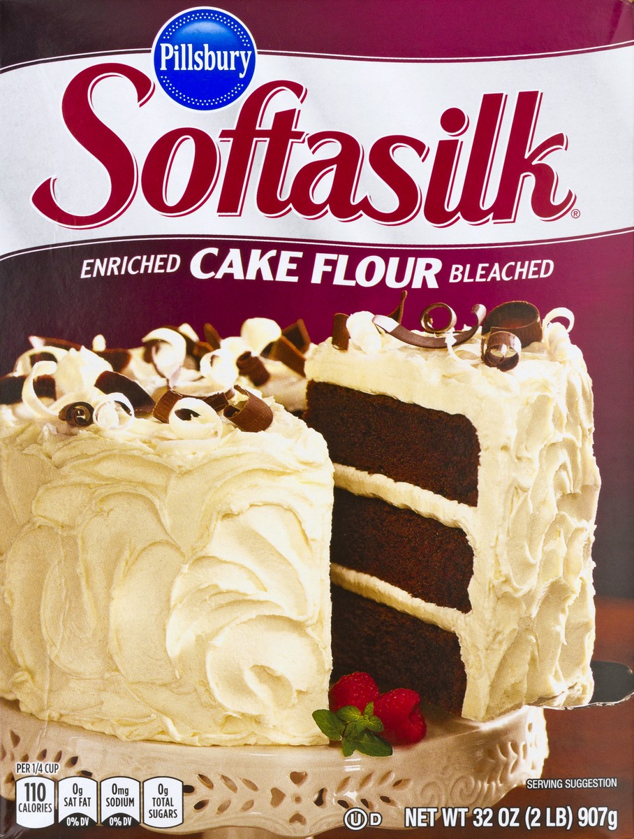 slide 6 of 9, Pillsbury Softasilk Enriched Bleached Cake Flour 32 oz, 32 oz