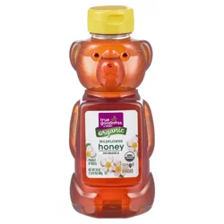 True Goodness Organic Wildflower Honey Bear - 24 oz