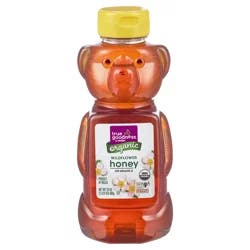 True Goodness Organic Wildflower Honey Bear - 24 oz