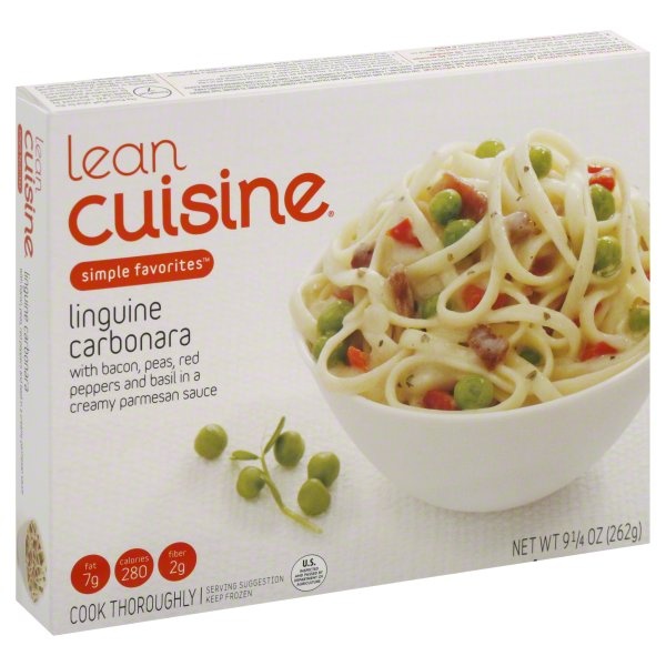 slide 1 of 4, Lean Cuisine Linguine Carbonra, 9.25 oz