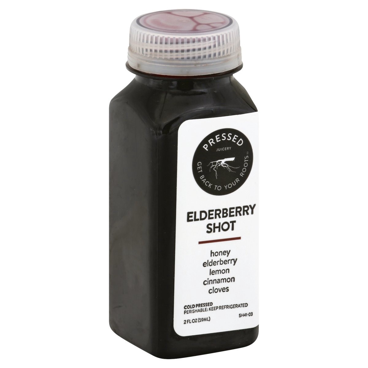 slide 1 of 1, Pressed Juicery Elderberry Shot 2 oz, 2 oz